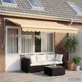  Povlačivi tende Pijesak 450 × 300 cm Platno i Aluminij | shoptok.hr