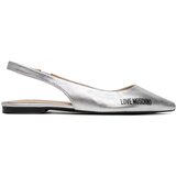 Love Moschino LAME BALLERINA Srebrna Cijene