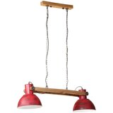  The Living Store Viseča svetilka 25 W obrabljeno rdeča 85x28x109 cm E27 - Viseča Svetilka, (21456235) | Shoptok.si