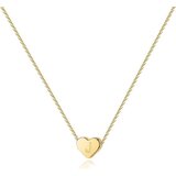Generic 14K pozlačena ogrlica s srcem | Izvrstna ženska ogrlica | Personalizirana ogrlica s srčki | Nastavljiv drsnik, (21075484) | Shoptok.si