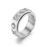 INF Antistresni prstan z astronomskimi motivi Silver 25 mm, (21237959) Cene