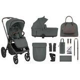 Kikka Boo kolica za bebe 3u1 Goya Platinum Olive | Eponuda.com