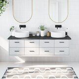  Kupaonska radna ploča tamnosiva 180 x 50 x 4 cm tretirano drvo | shoptok.hr