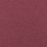 vidaXL Trosjed s tabureom crvena boja vina 180 cm od tkanine | shoptok.hr