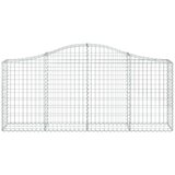  Lučne gabionske košare 9 kom 200x30x80/100 cm pocinčano željezo | shoptok.hr