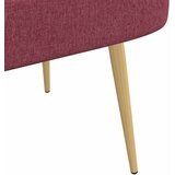  Oblikovana klupa s naslonjačem boja crnog vina 110 x 60 x 76 cm | shoptok.hr