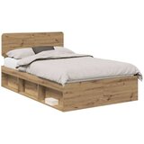  Konstrukcija postelje Oreh 135 x 190 cm Masivno borovo les, (5000102991) | Shoptok.si