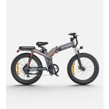 ENGWE X24 električno motorno kolo 48 v 29,2 ah 1000 w 24*4,0 inch fat tires terensko električno kolo - sivo, (21341486) Cene