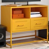 vidaXL TV omarica gorčično rumena 68x39x60,5 cm jeklo, (21242076) | Shoptok.si