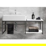 MID.YOU kombiniran umivalnik bitila 100, bela, črna | Shoptok.si