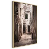  Slika - Retro Alley (1 Part) Vertical 60x90 U prirodnom drvenom okviru | shoptok.hr