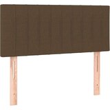  Box spring s madracem LED tamnosmeđi 100x200 cm tkanina | shoptok.hr