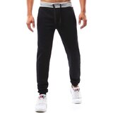 DStreet Spodnie męskie dresowe czarne | Shoptok.si