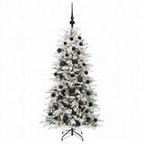  Umjetno božićno drvce s nogom 150 cm 150 LED lampica | shoptok.hr