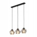  Luster na sajli ZULIA 3xE27/15W/230V crna/dimljeno-crna | Eponuda.com
