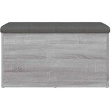  Klupa za cipele siva boja hrasta 82x42x45 cm konstruirano drvo | shoptok.hr