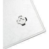  Zidna magnetna ploča od stakla 50 x 30 cm Siva | Shoptok.si