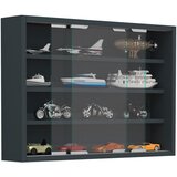 MID.YOU VISEČA VITRINA, antracit | Shoptok.si
