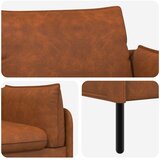 SOFA za dvije osobe Smeđa 188 x 81 x 89 cm Umjetna koža | shoptok.hr