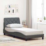  Okvir za krevet bez madraca tamnosivi 80x200 cm od tkanine | shoptok.hr