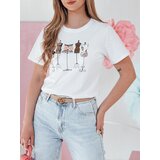 DStreet T-shirt damskie z nadrukiem MANETEE biały | Shoptok.si