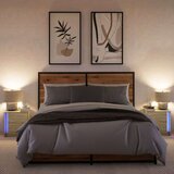  Noćni ormarići s LED svjetlima 2 kom boja hrasta sonome | shoptok.hr
