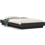 vidaXL Okvir za krevet crni 75 x 190 cm od konstruiranog drva | shoptok.hr