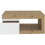 Modern Living Klubska Miza Luci, Bela, Barva Hrasta | Shoptok.si