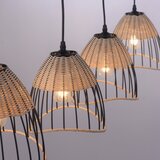 LEUCHTEN DIREKT 11156-79 - Luster na sajli REED 4xE27/60W/230V | Eponuda.com