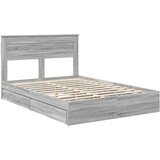  s od storage Siva Sonoma 160 x 200 cm Konstruirano drvo | shoptok.hr