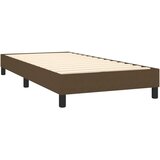  box spring s madracem LED tamnosmeđi 80 x 200 cm tkanina | shoptok.hr