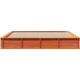  Krevetna konstrukcija Voštano smeđa 200 x 200 cm boja drva | shoptok.hr