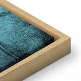  Slika - Shroud of Turin in Turqoise (1 Part) Vertical 60x90 U prirodnom drvenom okviru | shoptok.hr