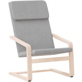 The Living Store Stol za sproščanje svetlo sivo blago - Stol Za Sproščanje, (21420476) | Shoptok.si