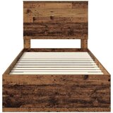  Okvir za krevet Staro drvo 90 x 190 cm Konstruirano drvo | shoptok.hr