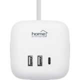 Home Produžni kabl, 3 utičnice, 2 x USB A, 1 x USB C, 1.5 met. - CUBE2 | shoptok.hr