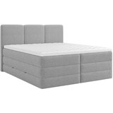 MID.YOU POSTELJA BOXSPRING 180 cm x 200 cm , les, tekstil, leseni material siva | Shoptok.si