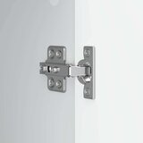  Strani šal Bela visok sijaj 66 x 34,5 x 90 cm Inženirski les, (5000217715) | Shoptok.si