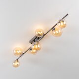  Brilagi - LED plafonski luster MILLA 7xG9/3W/230V crni hrom/zlatna | Eponuda.com