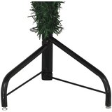vidaXL Kotično umetno božično drevo Zelena 120 cm PVC in kovina | Shoptok.si