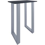 Mömax Barska Miza Xona, Antracit, Srebrna, 80x50cm | Shoptok.si