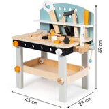 ECO TOYS Drvena radionica sa alatima, 38 elemenata | ePonuda.com