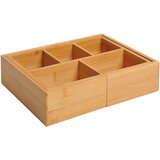 HOMCOM škatla za shranjevanje bambus 24,6D x 17,6Š x 7V cm naravno, (5000242441) | Shoptok.si
