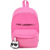 Karl Lagerfeld Otroški nahrbtnik roza barva