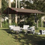 vidaXL Ponjava za kampiranje rjava 406x306 cm vodoodporna | Shoptok.si