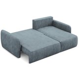 Makamii Prljavo plava sklopiva/s prostorom za odlaganje kutna garnitura od šenila (s desnim kutom/s ležaljkom) Lilo – | shoptok.hr