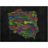  Tapeta - The map of Poland 200x154 | shoptok.hr
