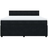  Krevet s oprugama i madracem crni 180x200 cm baršunasti | shoptok.hr
