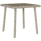  Vrtni stolić za kavu pravokutni svijetlo sivi 40x40x37 cm | shoptok.hr