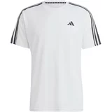 Adidas Funkcionalna majica 'Train Essentials 3-Stripes' črna / bela